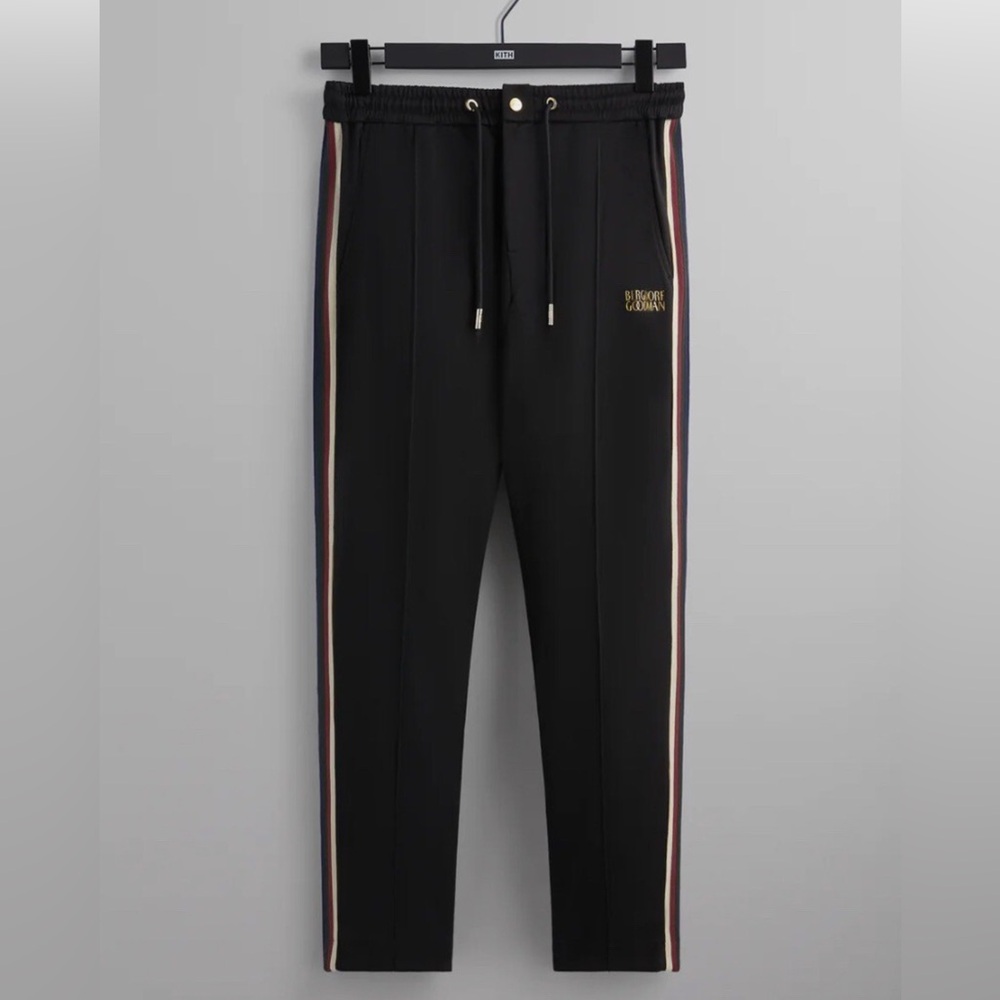 KITH x Bergdorf Goodman Track Pants | Green w/ Gold Logo | Size S
